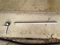 broken aluminum kingpin